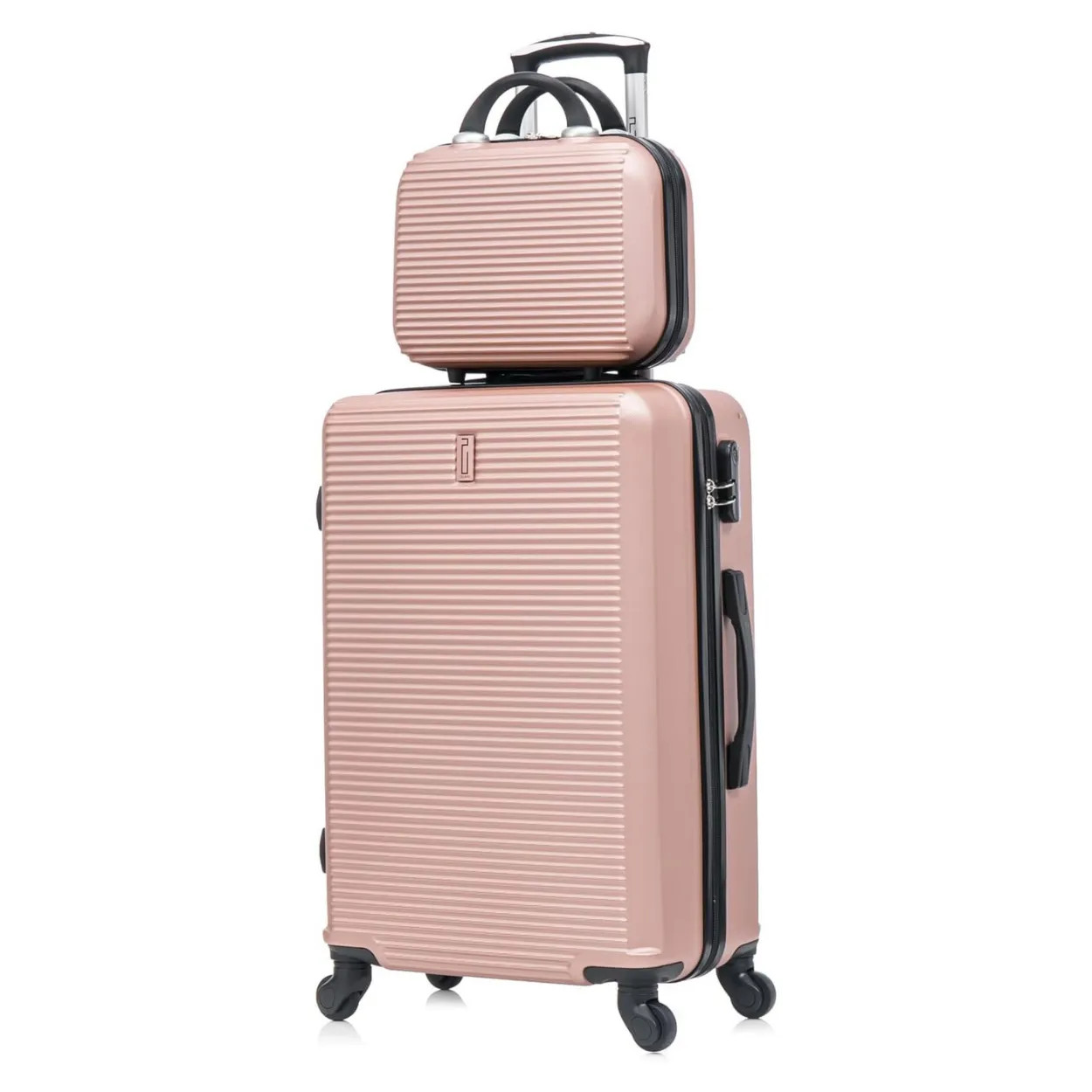 CELIMS Weekend XL 75 cm valigia rigida + beauty case rose gold ABS