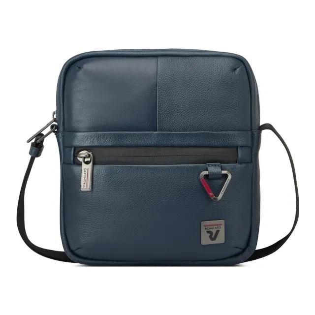 Roncato Trial DLX Borsello Uomo Blu Navy Pelle