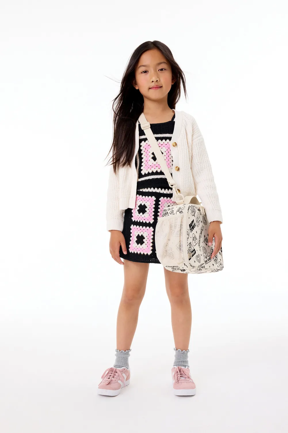 Beis Kids portamerenda doodle print