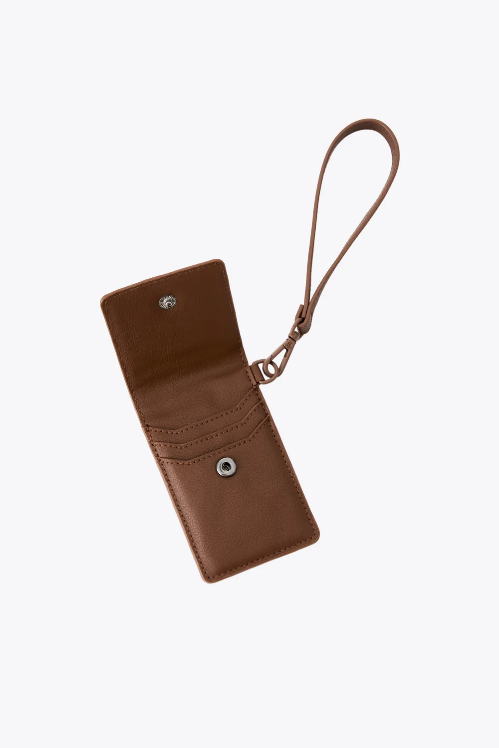 Beis ID Wristlet Portacarte Polso Maple Marrone