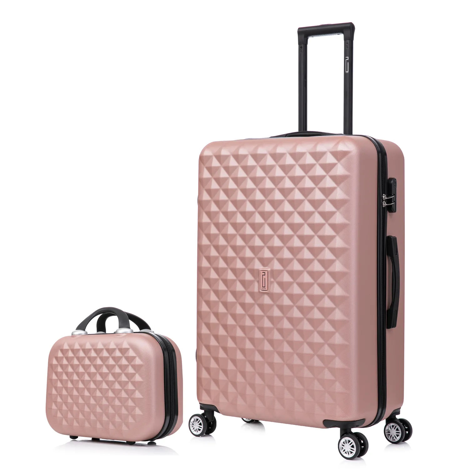 CELIMS Urban Medium valigia rigida 65 cm oro rosa con beauty