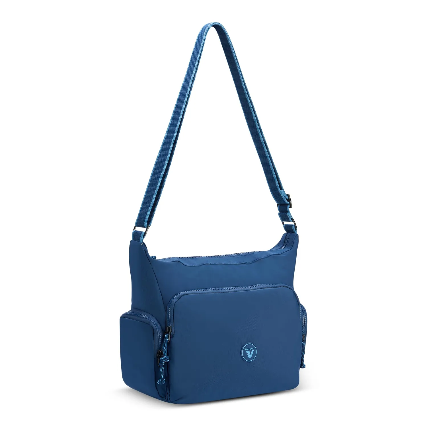 Roncato Rolling borsa hobo multi tasche blu