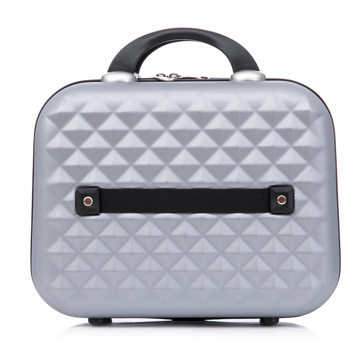 Celims Beauty Case rigido ABS 32 cm argento ultraleggero