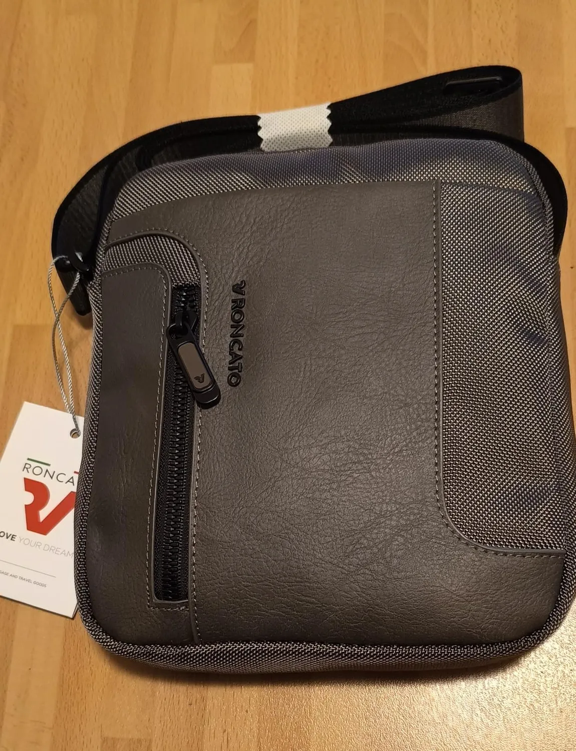 Roncato Panama 4.0 tracolla piccola Fossil unisex