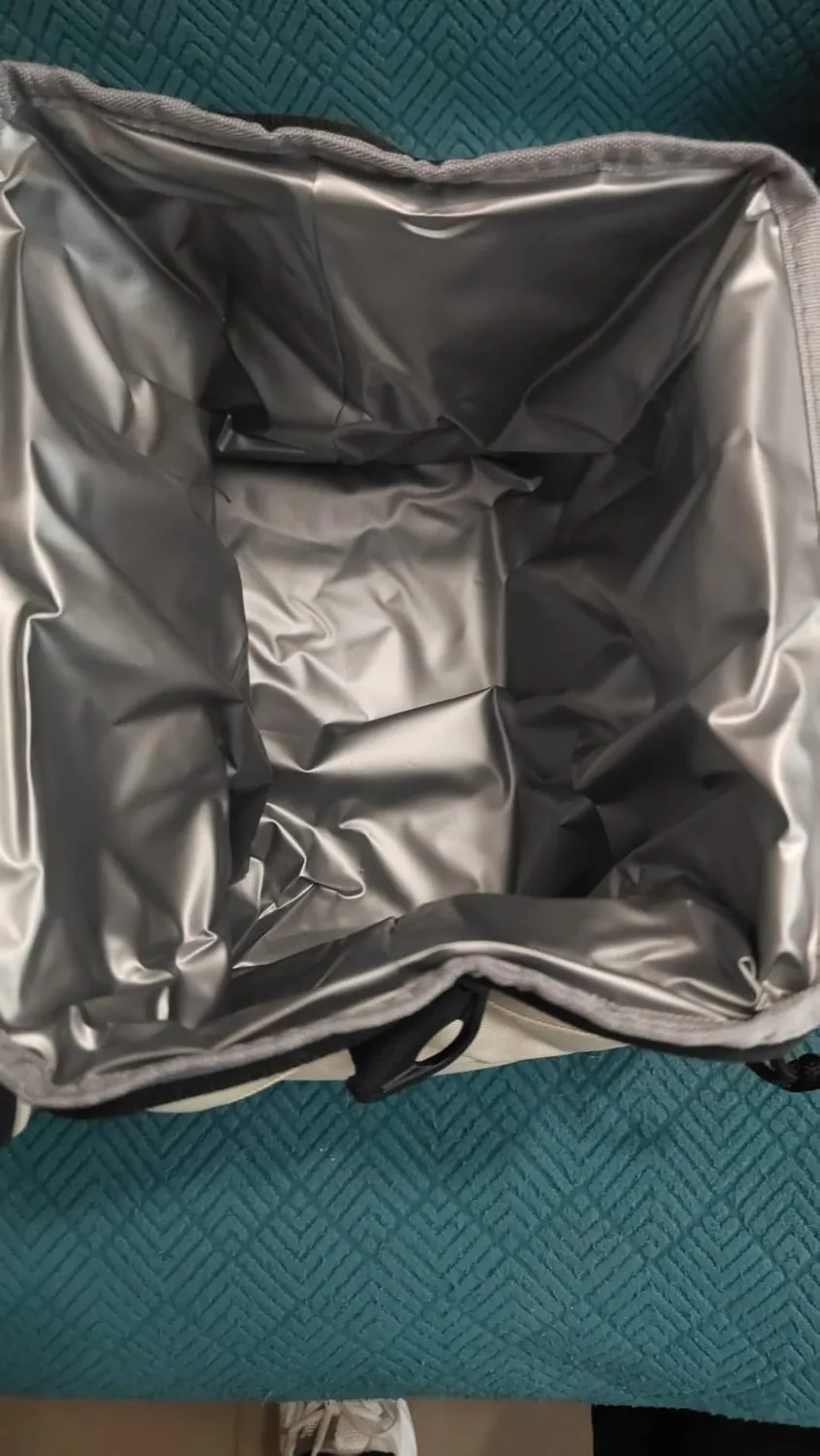 Kono Borsa Termica 9L Grigio Nero Porta Pranzo Isolata