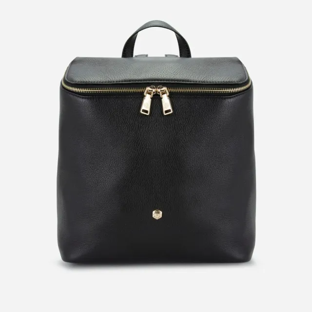 Jekyll & Hide Geneva Zaino Pelle Donna Nero piccolo RFID