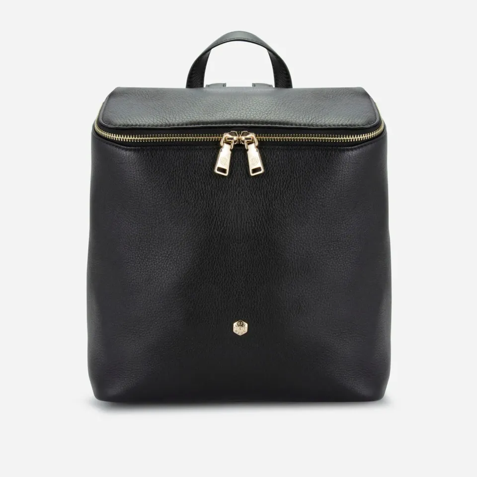 Jekyll & Hide Geneva Zaino Pelle Donna Nero piccolo RFID