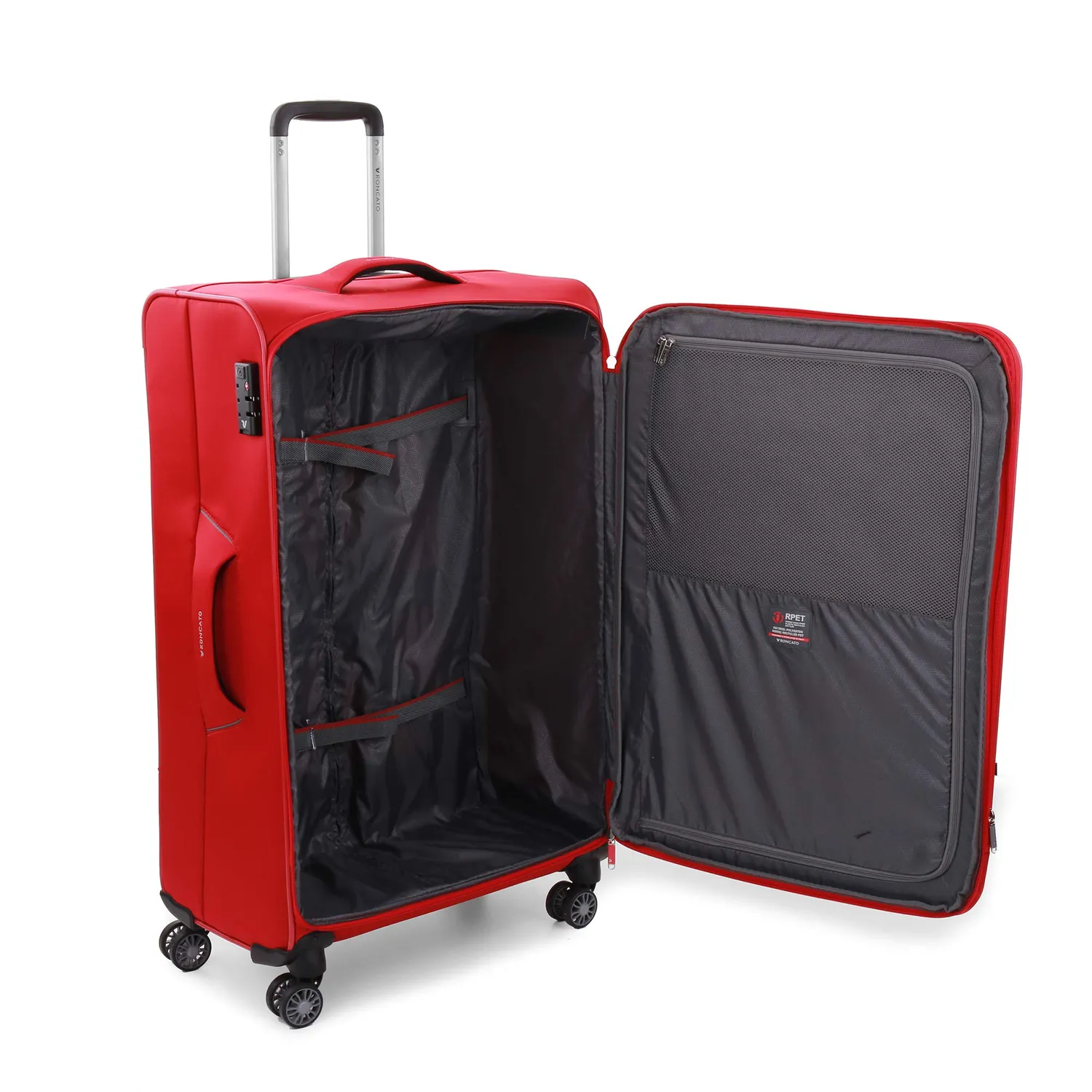 Roncato Crosslite trolley grande 75 cm rosso espandibile