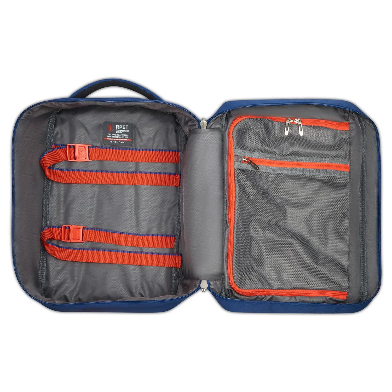 Roncato Crosslite Ryanair zaino 40x20x25 blu 20L leggero