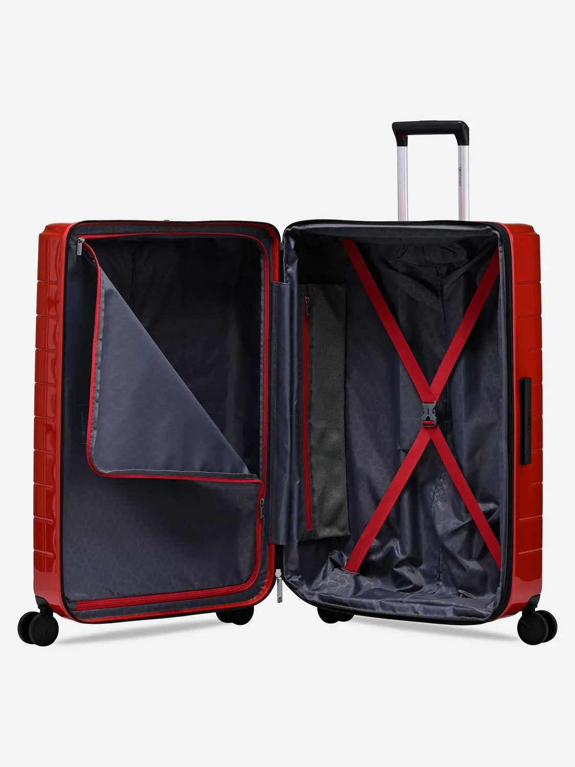 Eminent Voyager Set valigie espandibili rosso rigide