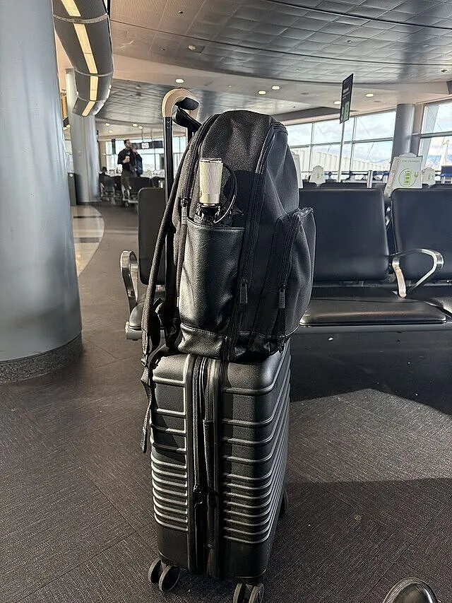 Beis Rare Carry-On Roller Limitless trolley rosa rigido