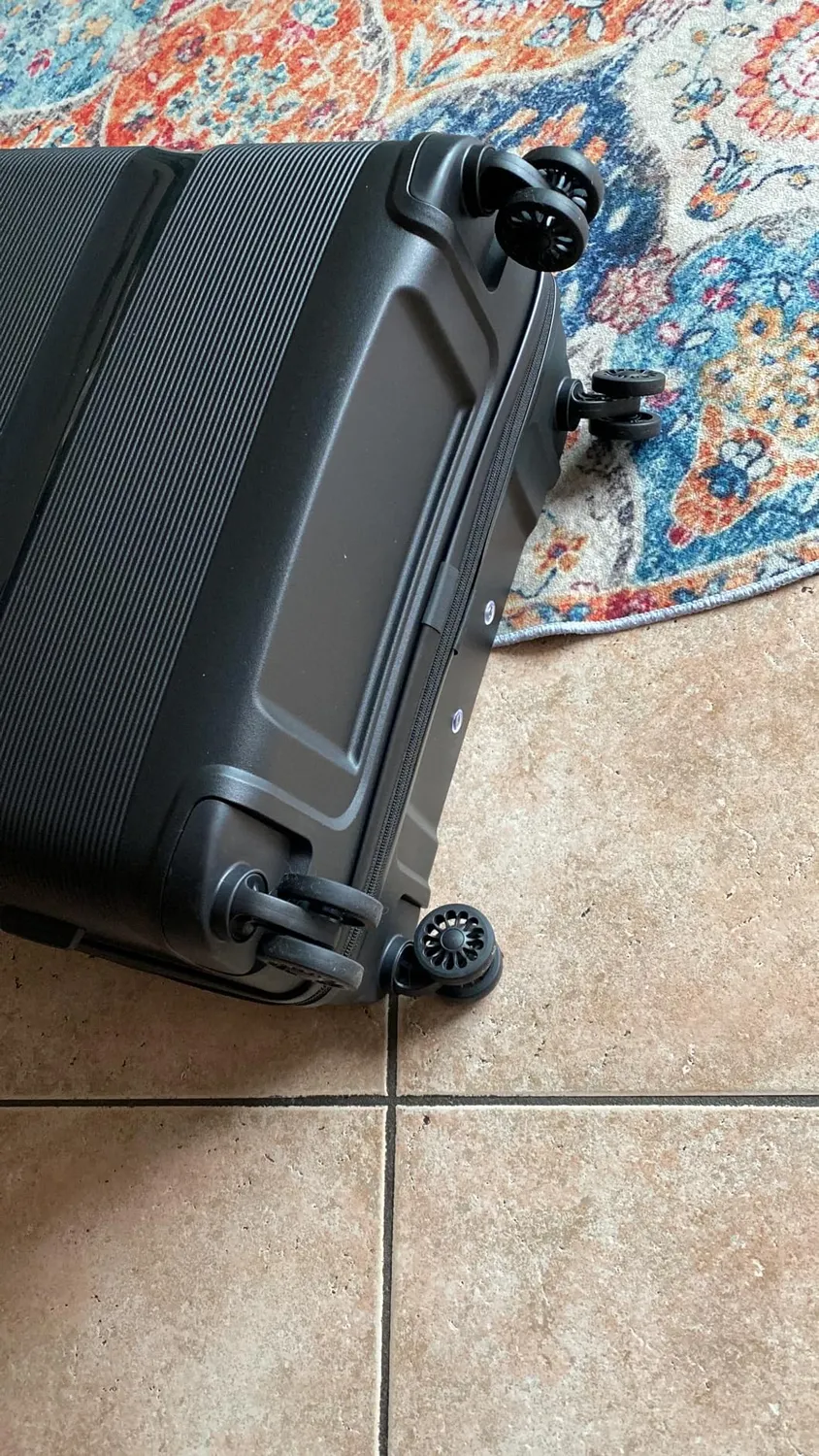 Kono Set 3 Valigie Trolley 55/65/76cm Turchese Rigide PP