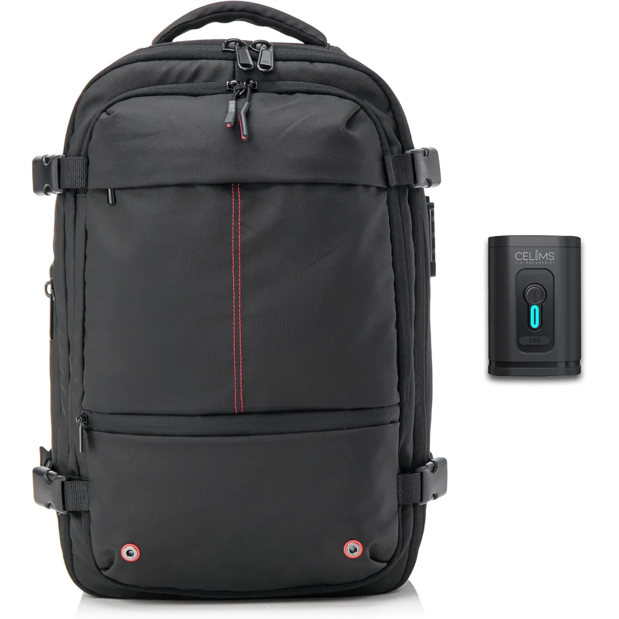 CELIMS Zaino Sottovuoto 36L 49 cm Porta PC Nero Senza Pompa