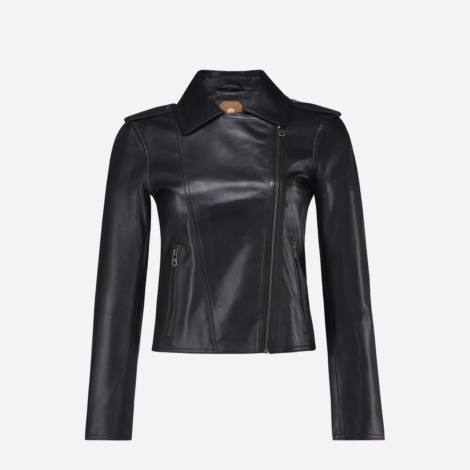 Jekyll & Hide Tracey Biker giacca pelle donna nera