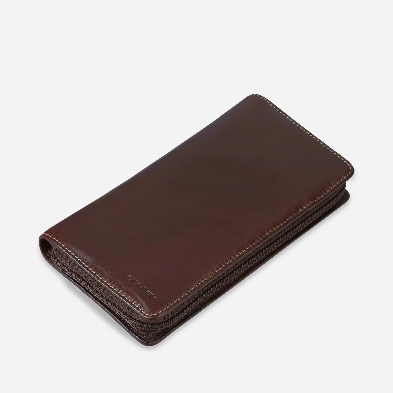 Jekyll & Hide Travel Organiser portafoglio viaggio Mocha pelle