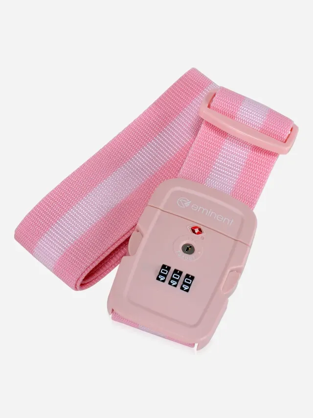 Eminent Nastro Bagagli con Lucchetto TSA Rosa