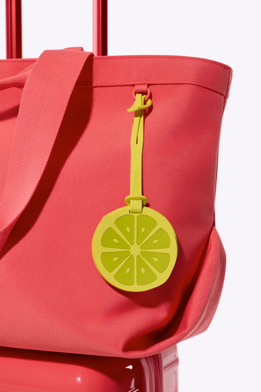 Beis x poppi etichetta bagaglio Lime valigia indirizzo
