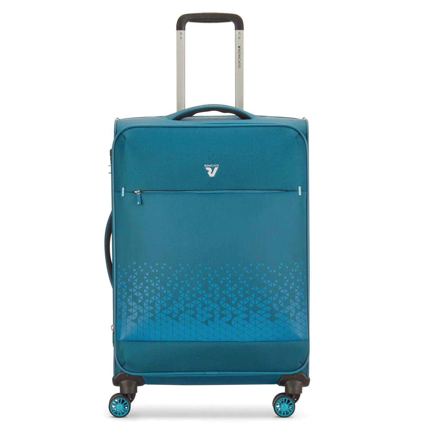 Roncato Crosslite trolley medio 65 cm espandibile petrolio ultraleggero