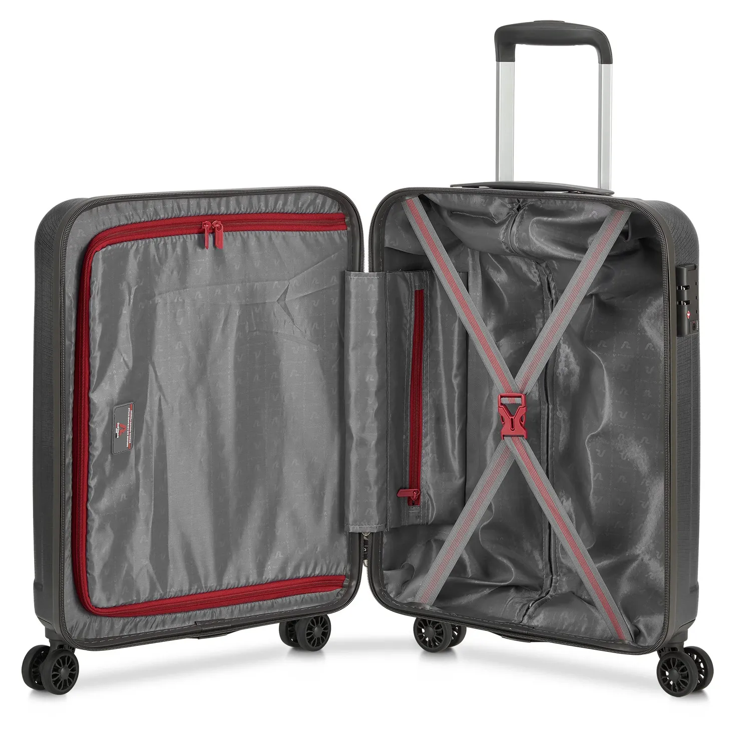 Roncato Kinetic 2.0 trolley cabina rigido nero 40 L