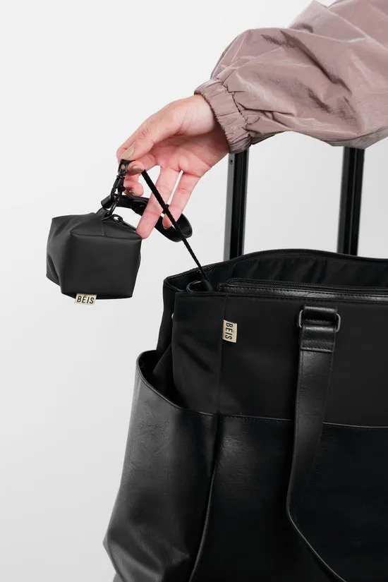 Beis Diaper Bag borsa fasciatoio nera multifunzione