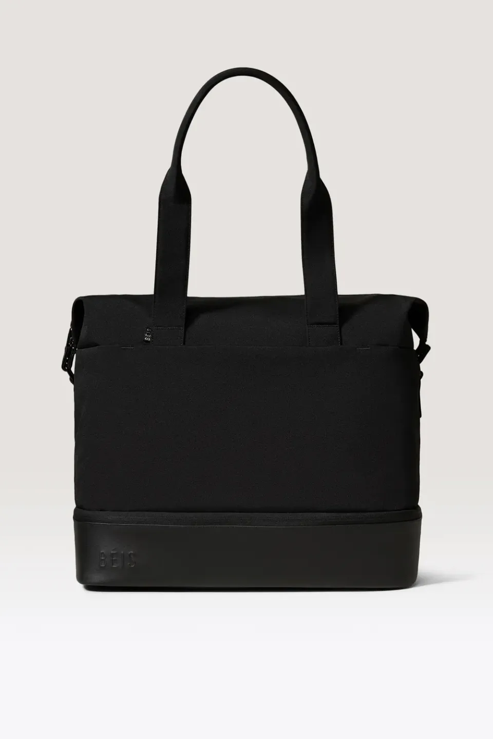 Beis The Weekender borsone nero tela carry-on
