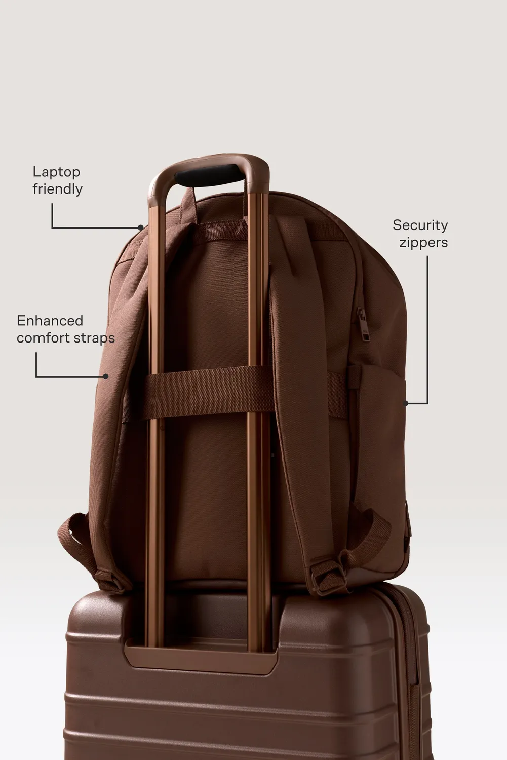 Beis The Travel Backpack zaino maple oggetto personale