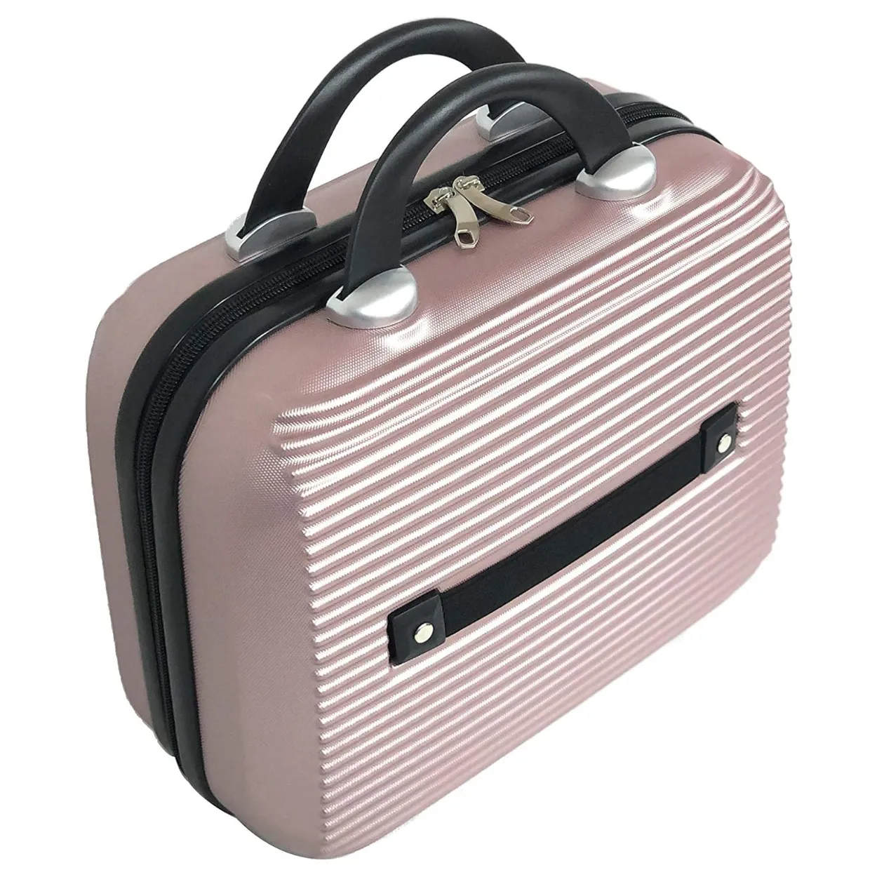 CELIMS Set 6 valigie rigide ABS nero + beauty case