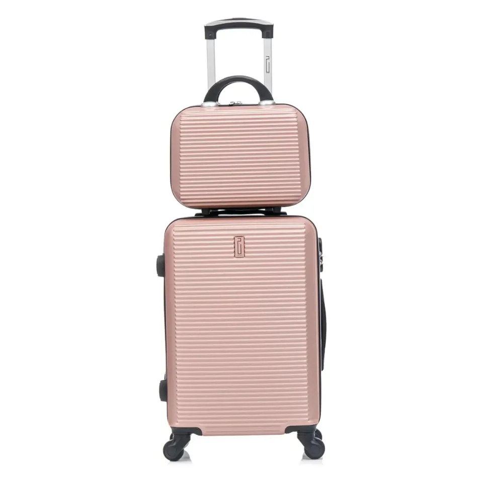 CELIMS Weekend S valigia cabina rigida rosa gold 55 cm + beauty