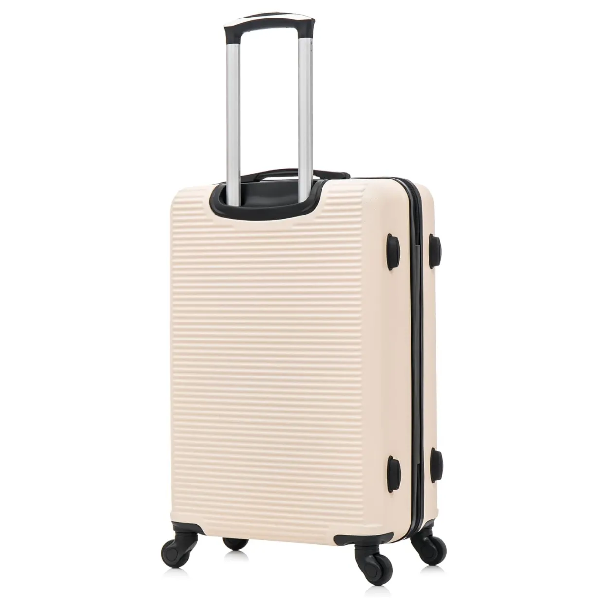 CELIMS Set 3 Valigie ABS Rigide Beige 55+65+75 cm