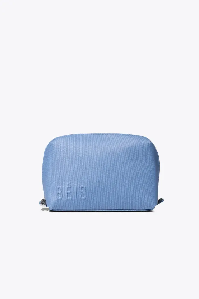 Beis Small Cosmetic Pouch pochette blu dusty blue